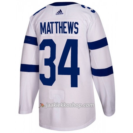 Miehille NHL Toronto Maple Leafs Pelipaita Auston Matthews 34 Adidas Pro Stadium Series Authentic